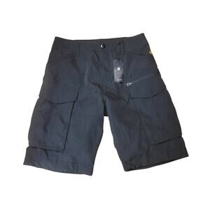 G-Star Raw Rovic Zip Cargo Shorts Black Relaxed Fit Men's 29 NWT Tech Fabric NEW
